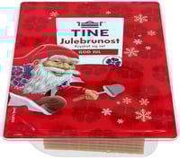 Julebrunost skivet 130g Tine