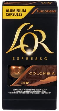 L Or Kaffekaps Colombia Utz 10stk
