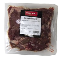 Storfe Stroganoffkjøtt Strimlet Ca 1kg Pk Frys Mydland