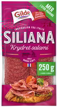Salami Siliana skivet 250g Gilde
