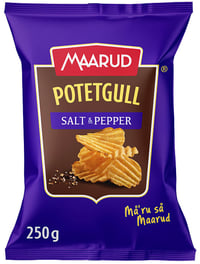 Potetgull Salt&Pepper 250g Maarud