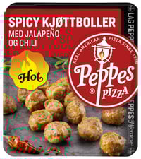 Kjøttboller Spicy/Hot 120g Peppes