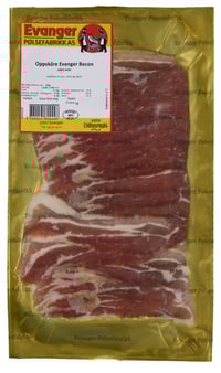 Oppskåre Evangerbacon Eldhusrøykt