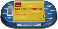 Coop Makrellfilet 170g