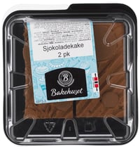 Sjokoladekake 2pk 320g Bakehuset
