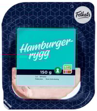 Hamburgerrygg 150g Folkets