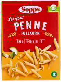 Penne Fullkorn 525g Sopps
