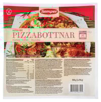 Pizzabunn Gl.fri 300g Semper