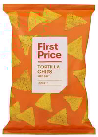 Tortillachips Salt 300g First Price