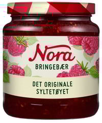 Nora Bringebærsyltetøy Originale 8x650g