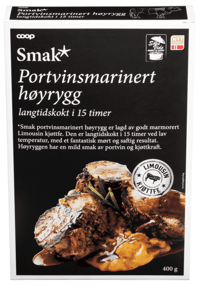Smak Portvinsmarinert Høyrygg 400g