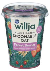 Fazer Willja Havresnacks Skogsbær 400g