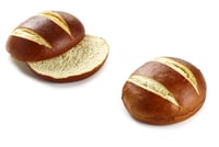 Laugen Bun Pre - Sliced Hamburgerbrød Delt 80g