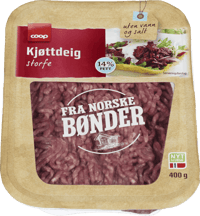 Coop Kjøttdeig 14% 400g
