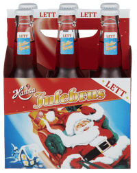 Hansa Lett Julebrus 6stk x 0,33l