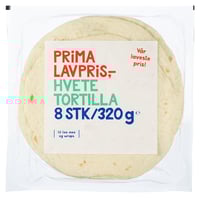 Tortillas Hvete 8pk Prima