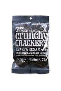 Svarte Sesamkex 75g Renee Voltaire