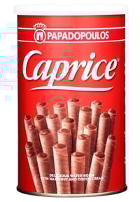 Wafer Rolls m/Hasselnøtt 115g Caprice