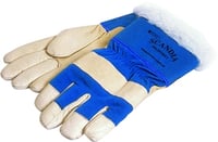 Arb.Hanske Scandia Blå Pelsf 12