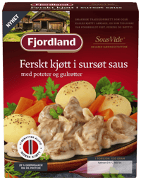 Fjordland Fersk Kjøtt i Sursøt Saus 520g