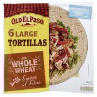 Tortillas Whole Wheat 6stk 350g Old El Paso
