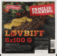 Grilstad Løvbiff 6x100g
