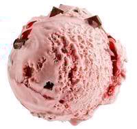 Kuleis Sjokokirsj 4,6 l Kirsebæris med Kirsebærsaus og Sjokobiter Fløteis