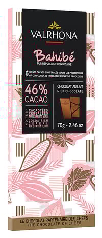 Melkesjokolade 46% Bahibe 70g Valrhona