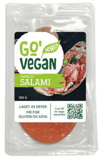 Go'Vegan Smak av Salami 100g