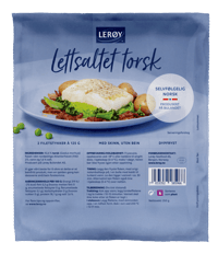 Lerøy Lettsaltet Torsk 2x125g
