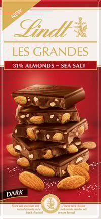 Lindt Les Grandes Almond Sea Salt 150g