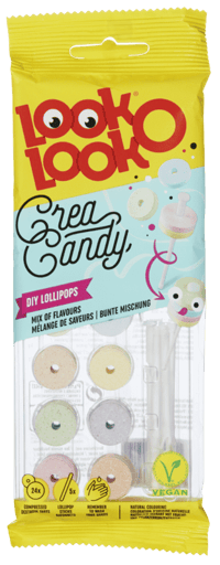 Look-O-Look Crea Candy Lollipops 32g