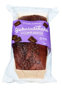 Sjokoladekake m/Sjokoladebiter 270g Mesterbakeren
