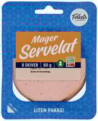 Servelat Mager 80g Folkets