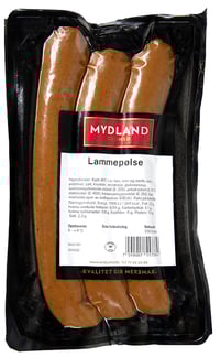 Lammepølse 310g Frys Mydland