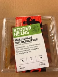 Hvitløksfedd Marinert 160g Ridderheims