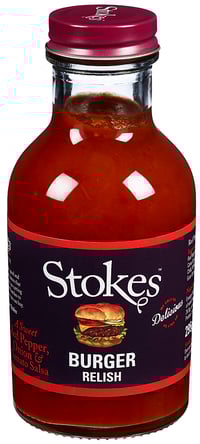 Stokes Burger Relish 295g