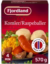 Komler/Raspeballer 570g Fjordland