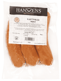 Hanssens Røkt Kjøttpølser 5pk 700g
