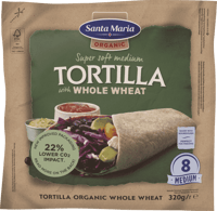 Santa Maria Tortilla Organic Whole 8pk