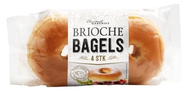Brioche Bagels 4pk 300g