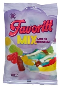 Favoritt Mix Skum 200 g