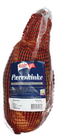 Pæreskinke Røkt hel i nett 1,1kg Gilde