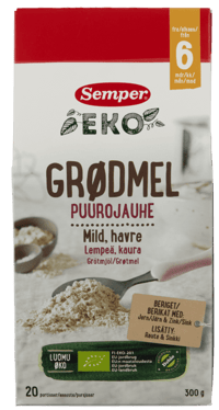 Semper Grøtmel Mild Havre Økologisk 6md