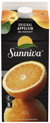 Sunniva Original Appelsin Fruktkjøtt 1,75l