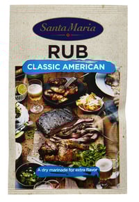 Bbq Rub Classic American 22g Santa Maria