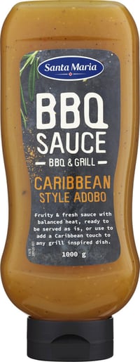 Bbq Sauce Caribbean Style Adobo 1000g Santa Maria