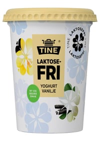 Yoghurt Vanilje Laktosefri 500g Tine