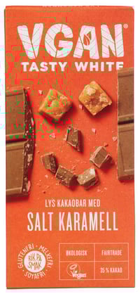 Sjokolade Lys Mandler&Salt Karamel 70g Vgan