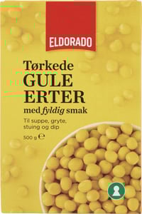 Erter Gule Tørrede 500g Eldorado